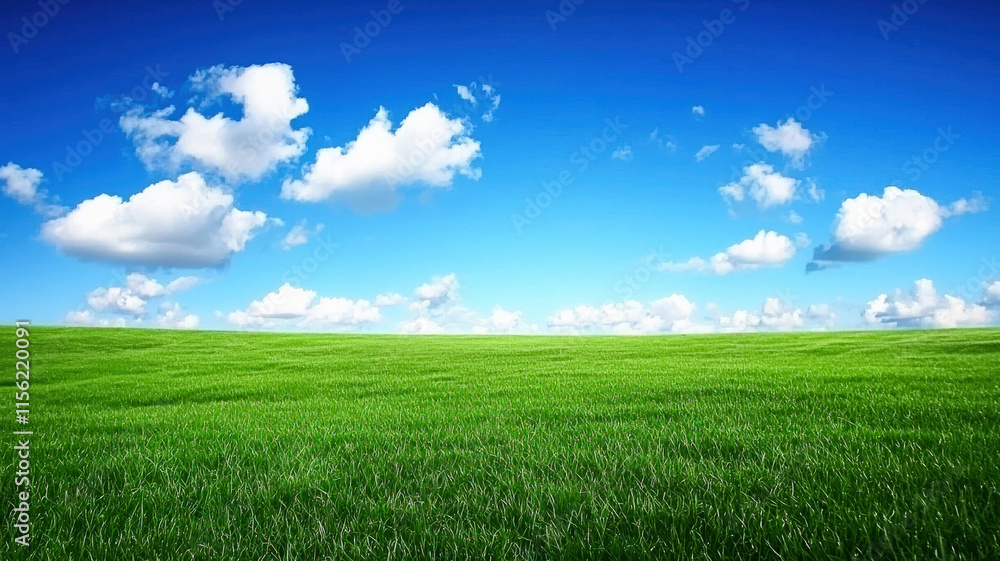 A tranquil meadow under a deep blue sky dotted with fluffy white clouds, creating a serene and peaceful atmosphere, perfect for nature lovers and outdoor enthusiasts. A tranquil meadow under a deep blue sky dotted with fluffy white clouds, creating a serene and peaceful atmosphere, perfect for nature lovers and outdoor enthusiasts.