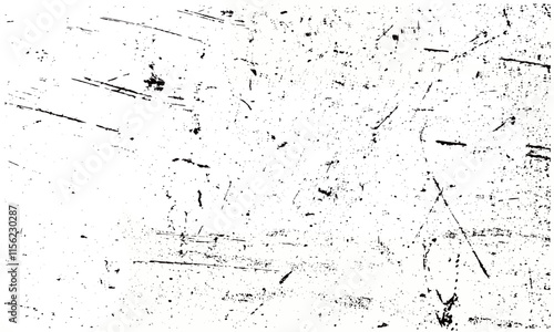 Grunge texture white and black. Metal texture with scratches and cracks,  Rough brush strokes with spray texture, White old concrete wall grunge texture , Vector brush stroke texture. Abstract monochr photo