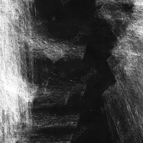 White chalk on black chalkboard background
