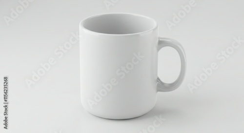 white cup isolated