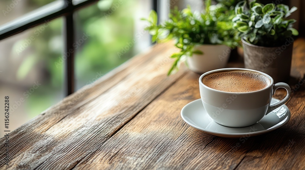 Morning Coffee by the Window: A Moment of Tranquility