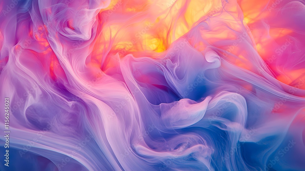 Abstract Swirling Pastel Colors Fluid Art Design Abstract Swirling Pastel Colors Fluid Art Design