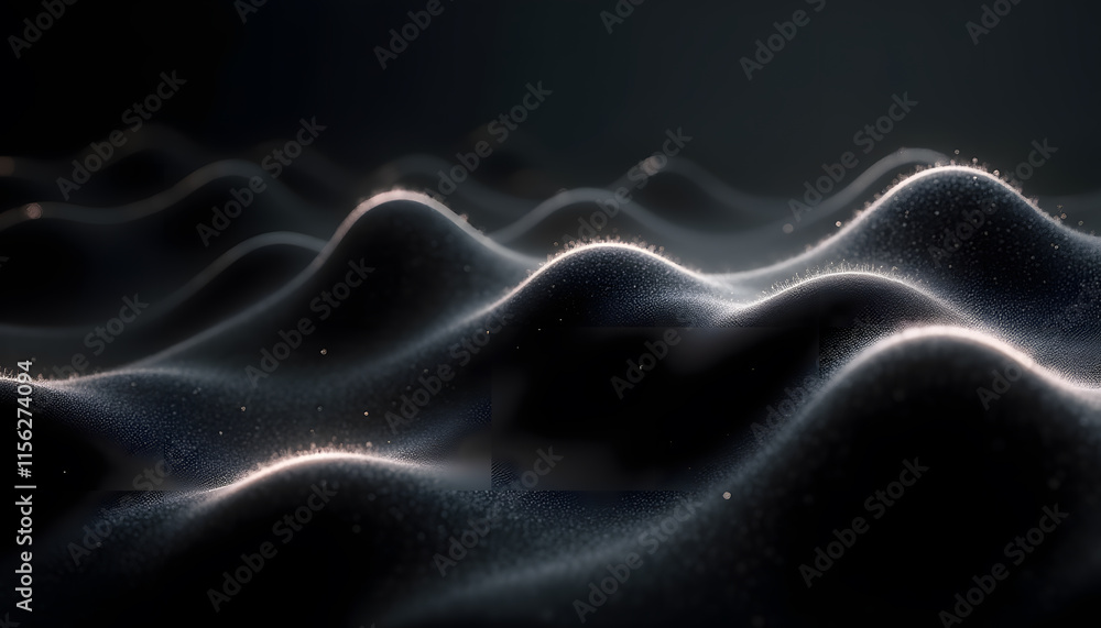 Black and White Zigzag Waves with Subtle Gradients Black and White Zigzag Waves with Subtle Gradients
