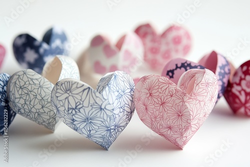 Creative paper hearts for valentine s day  unique ideas to celebrate love and affection photo