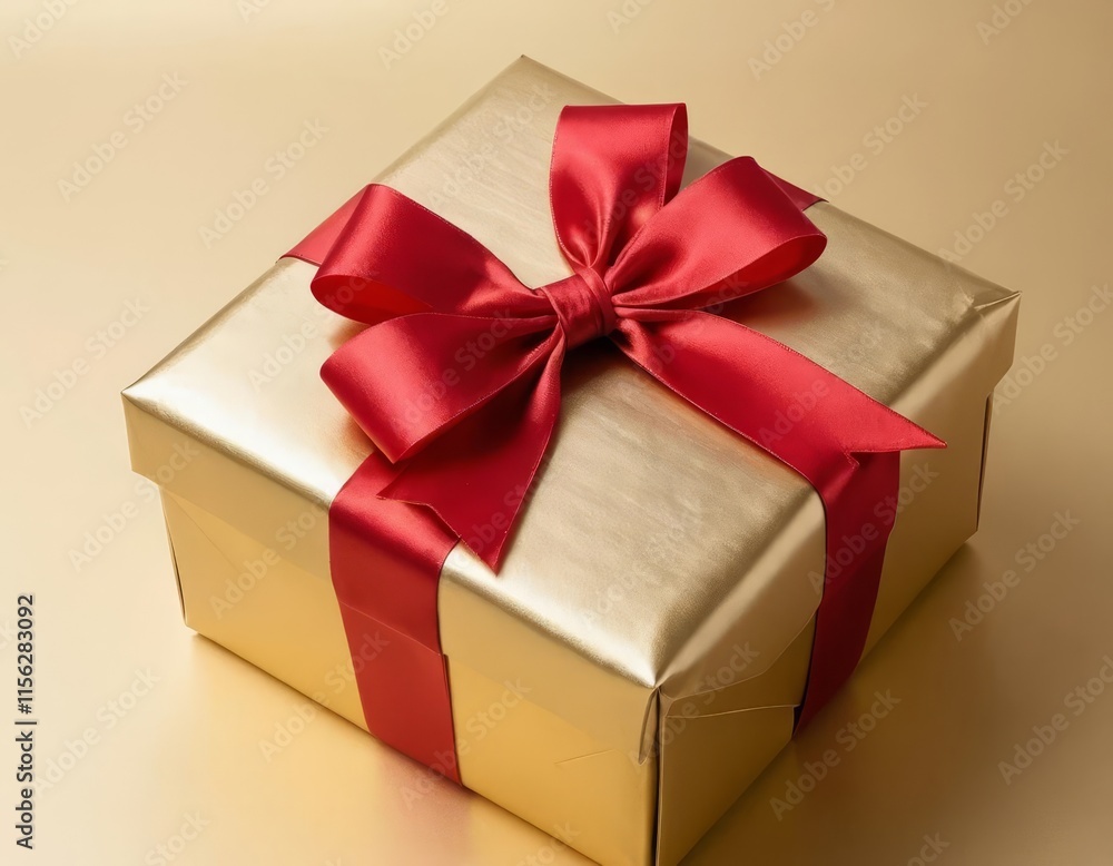 Fototapeta premium gift box with ribbon