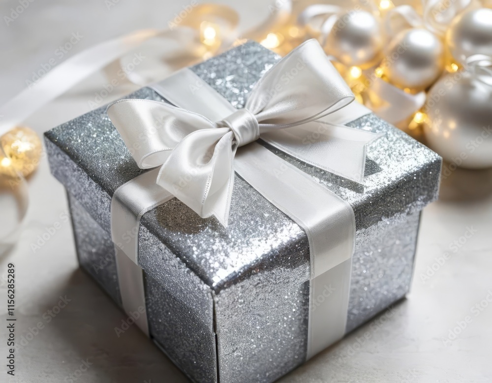 Fototapeta premium gift box with ribbon