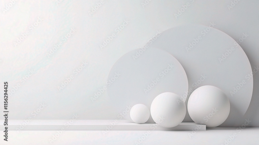 Elegant Abstract White Shapes on Gray Background for Modern Design Elegant Abstract White Shapes on Gray Background for Modern Design