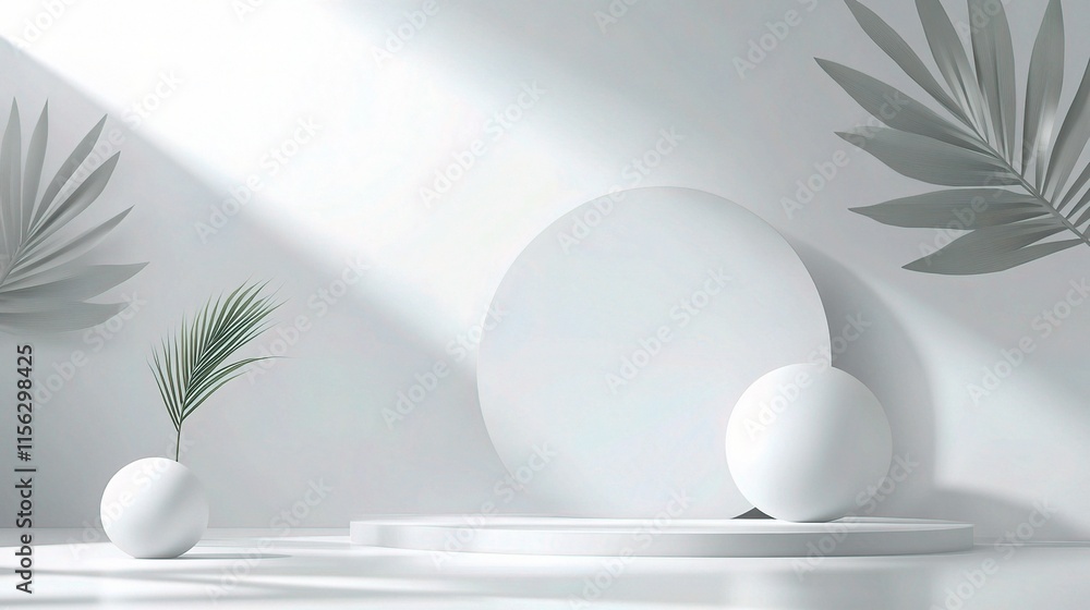 Modern Abstract Gray and White Background with Smooth Elements Modern Abstract Gray and White Background with Smooth Elements