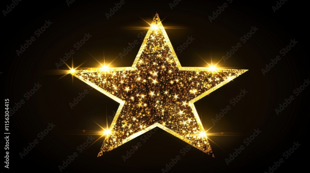 Abstract Shiny Gold Stars Design Elements with Golden Textures and Illustration Backdrop for Celebration Abstract Shiny Gold Stars Design Elements with Golden Textures and Illustration Backdrop for Celebration