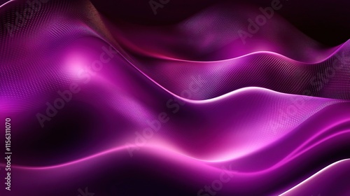 Wallpaper Mural Bright Purple Abstract Modern Background with Wavy Design Elements Torontodigital.ca