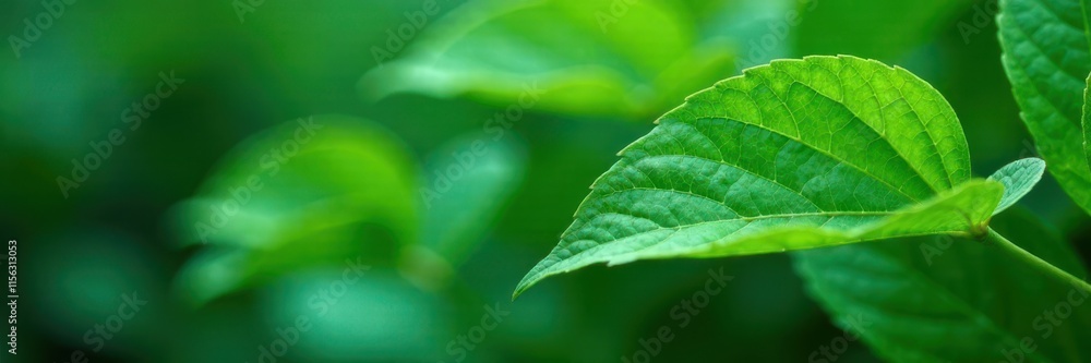 Fine veined leaves, delicate, matte green surface, growth, green texture, plant Fine veined leaves, delicate, matte green surface, growth, green texture, plant