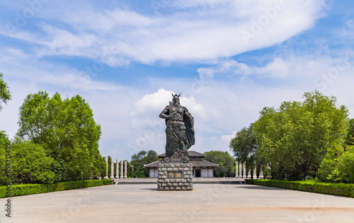 Chiyou Mausoleum scenic spot in Yanggu County, Liaocheng City, Shandong Province photo