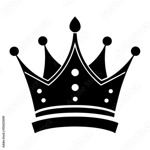 Crown icon. Crown. Icon. vector