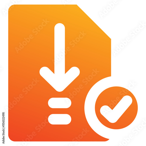 Download icon element for design