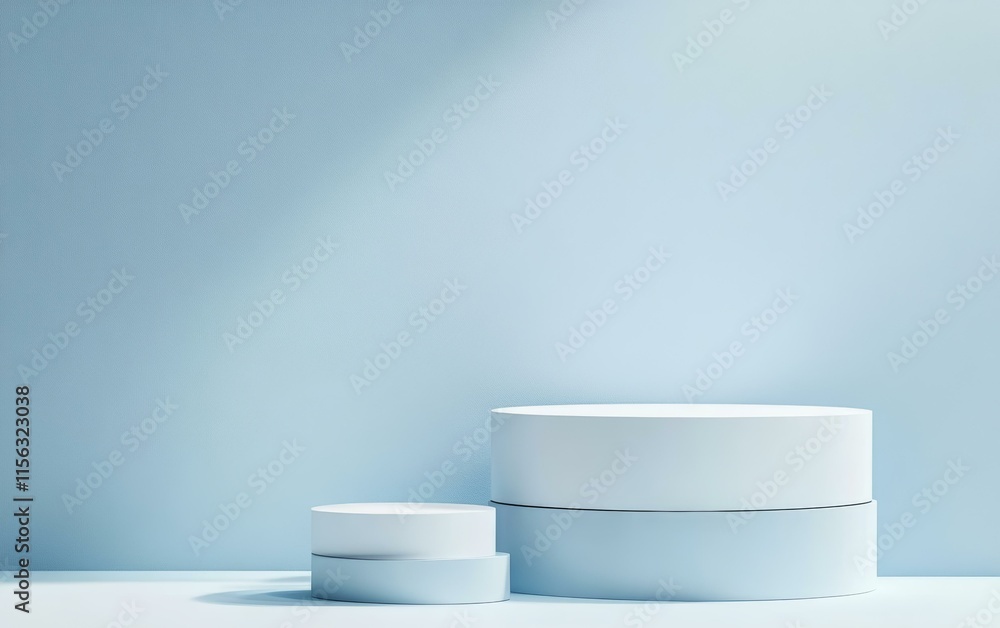 Minimalist Light Blue Product Display Minimalist Light Blue Product Display