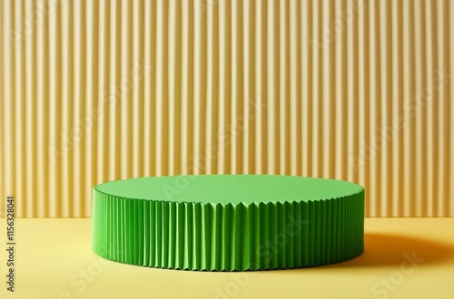 Abstract Minimalist Green Product Display photo