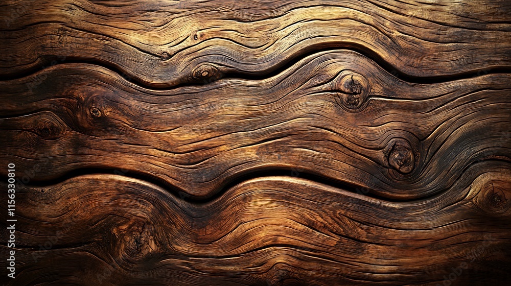 digital abstract artwork background featuring a close up view of a wooden texture with swirling patterns that mimic the natural grain of wood