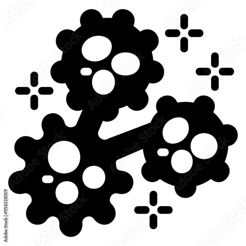 Metastasis glyph icon