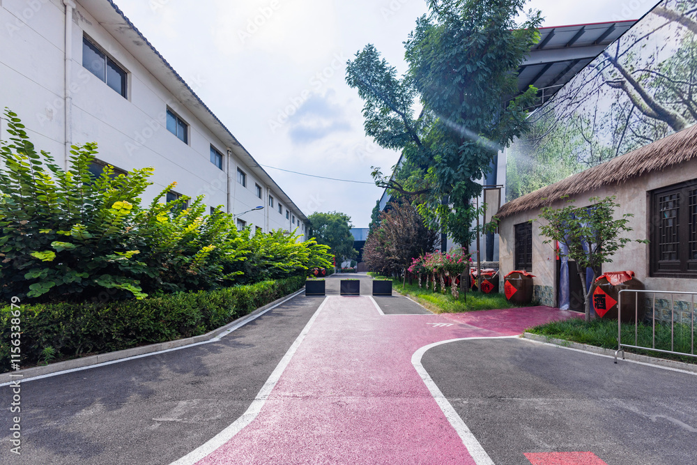 Jingyanggang wine culture scenic spot in Yanggu County, Liaocheng City, Shandong Province Jingyanggang wine culture scenic spot in Yanggu County, Liaocheng City, Shandong Province