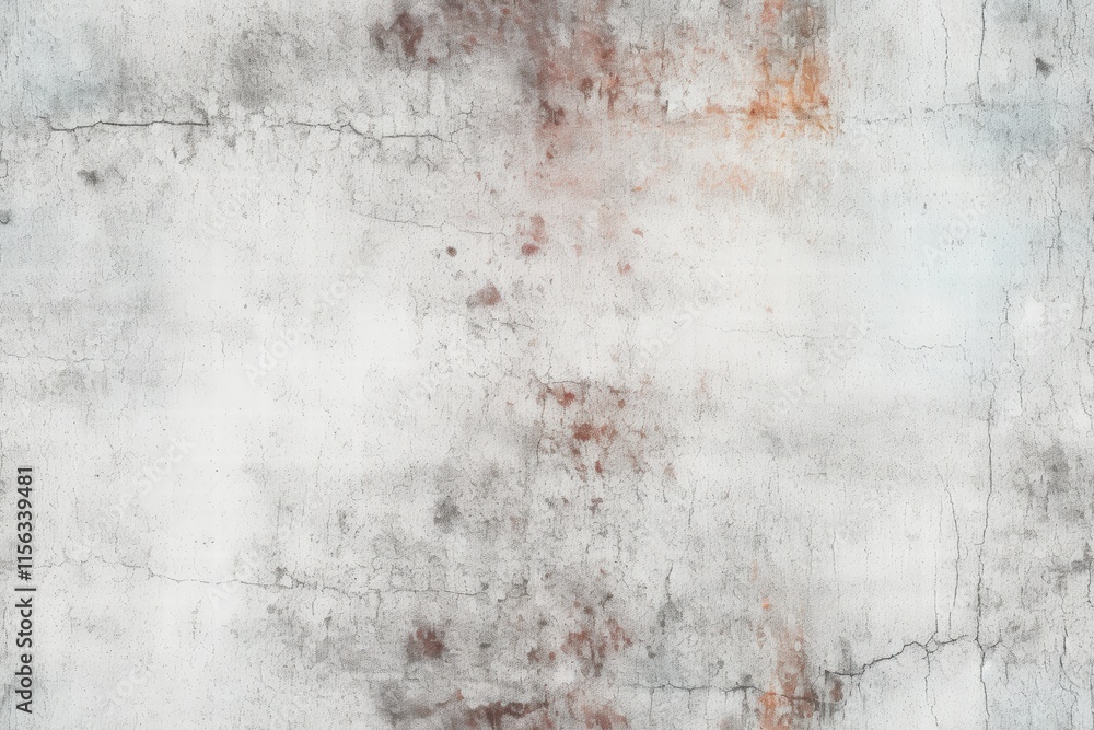 Fototapeta premium Abstract Grunge Concrete Wall Texture with Subtle Red and Brown Stains Ideal for Backgrounds and Artistic Projects
