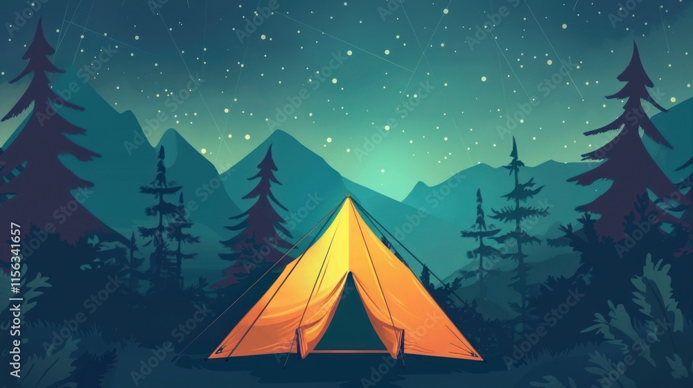 Camping Under the Stars Camping Under the Stars