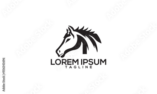 Wallpaper Mural Unique horse logo Modern and minimalist vector and abstract logo Torontodigital.ca