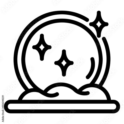 Magic ball icon