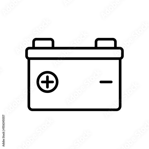 Accumulator Battery icon vector design templates simple and modern concept