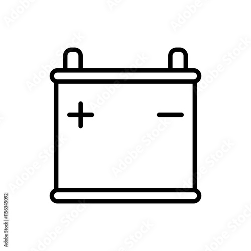 Accumulator Battery icon vector design templates simple and modern concept