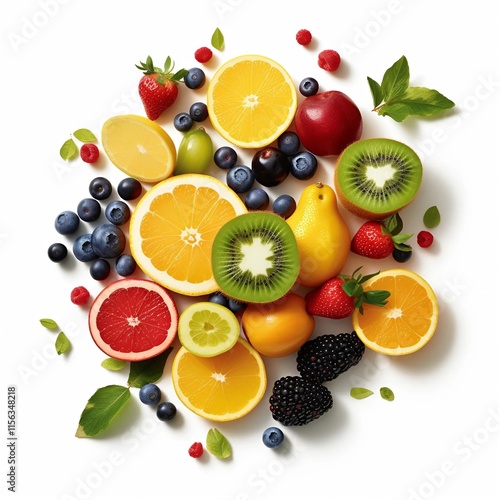 Wallpaper Mural fruits and berries Torontodigital.ca