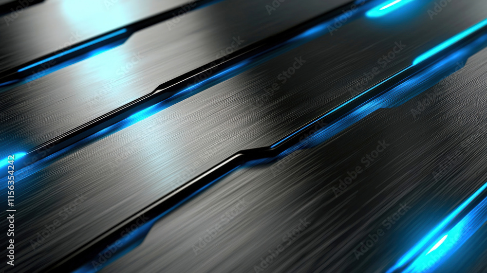 A high-tech metallic texture with brushed silver and glowing blue accents, exuding a sleek, futuristic feel. Perfect for tech startups, modern UI/UX designs, and minimalistic web aesthetics. A high-tech metallic texture with brushed silver and glowing blue accents, exuding a sleek, futuristic feel. Perfect for tech startups, modern UI/UX designs, and minimalistic web aesthetics.