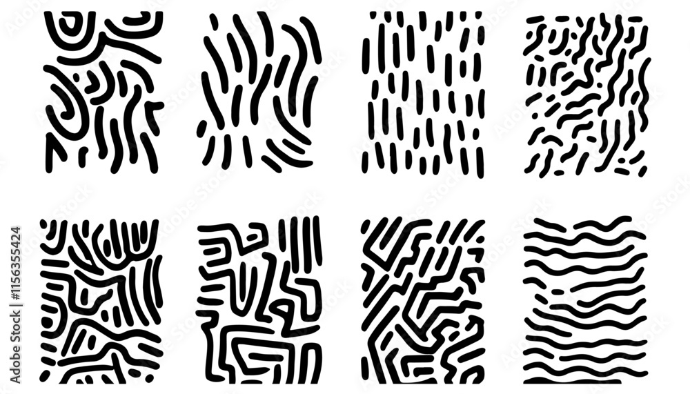 Dynamic Waves Abstract Line Art Design Dynamic Waves Abstract Line Art Design
