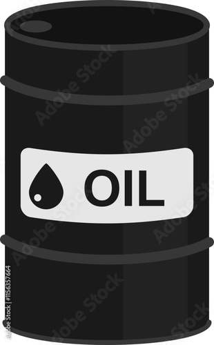 Oil drum Illustration