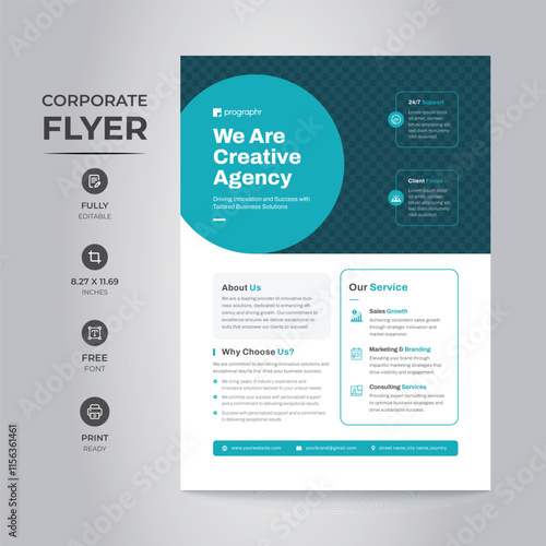 Creative Corporate Business Flyer Design