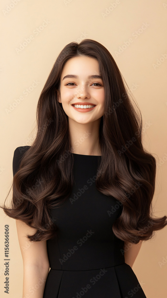 Portraits of beautiful European women with curly hair Portraits of beautiful European women with curly hair