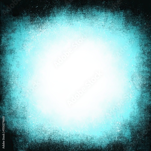 Blue grunge frame, textured background