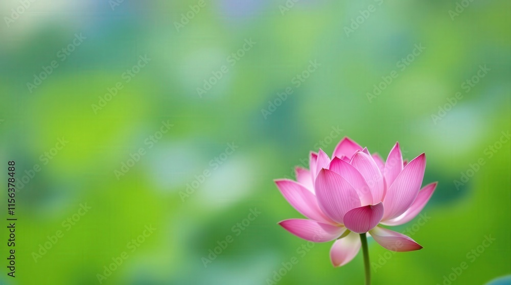 A vibrant pink lotus flower with soft green background, symbolizing purity, ideal for meditation or spa themes. A vibrant pink lotus flower with soft green background, symbolizing purity, ideal for meditation or spa themes.