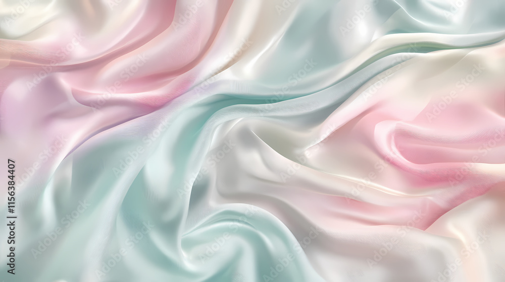 Pastel dream: a delicate blend of soft pastel hues, captured in a seamless, flowing pattern of silken fabric. ideal for a dreamy and romantic backdrop. Silken. Illustration Pastel dream: a delicate blend of soft pastel hues, captured in a seamless, flowing pattern of silken fabric. ideal for a dreamy and romantic backdrop. Silken. Illustration
