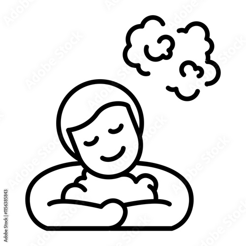Spa outline icon