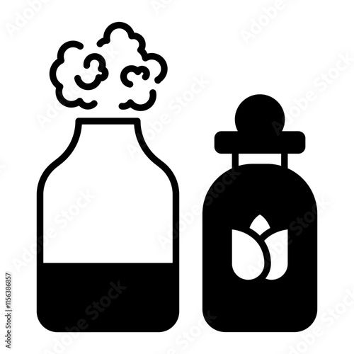 Aromatherapy black icon