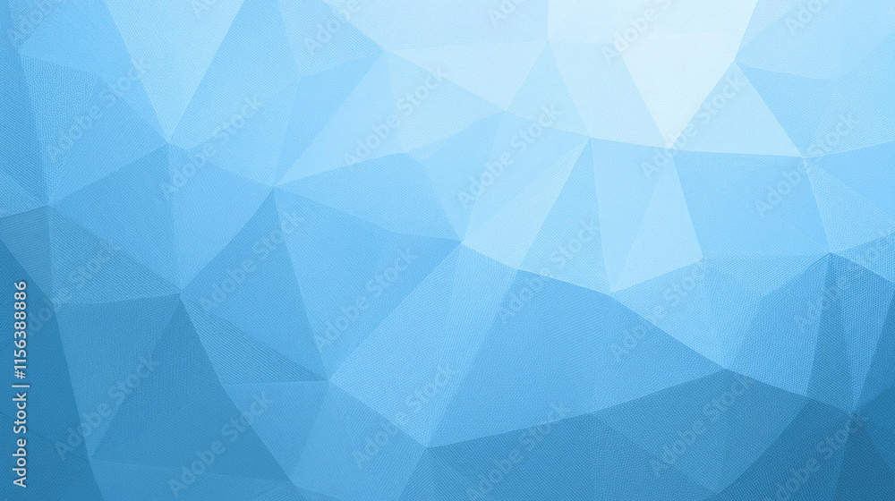 Abstract blue geometric background with low-poly triangular shapes. Abstract blue geometric background with low-poly triangular shapes.