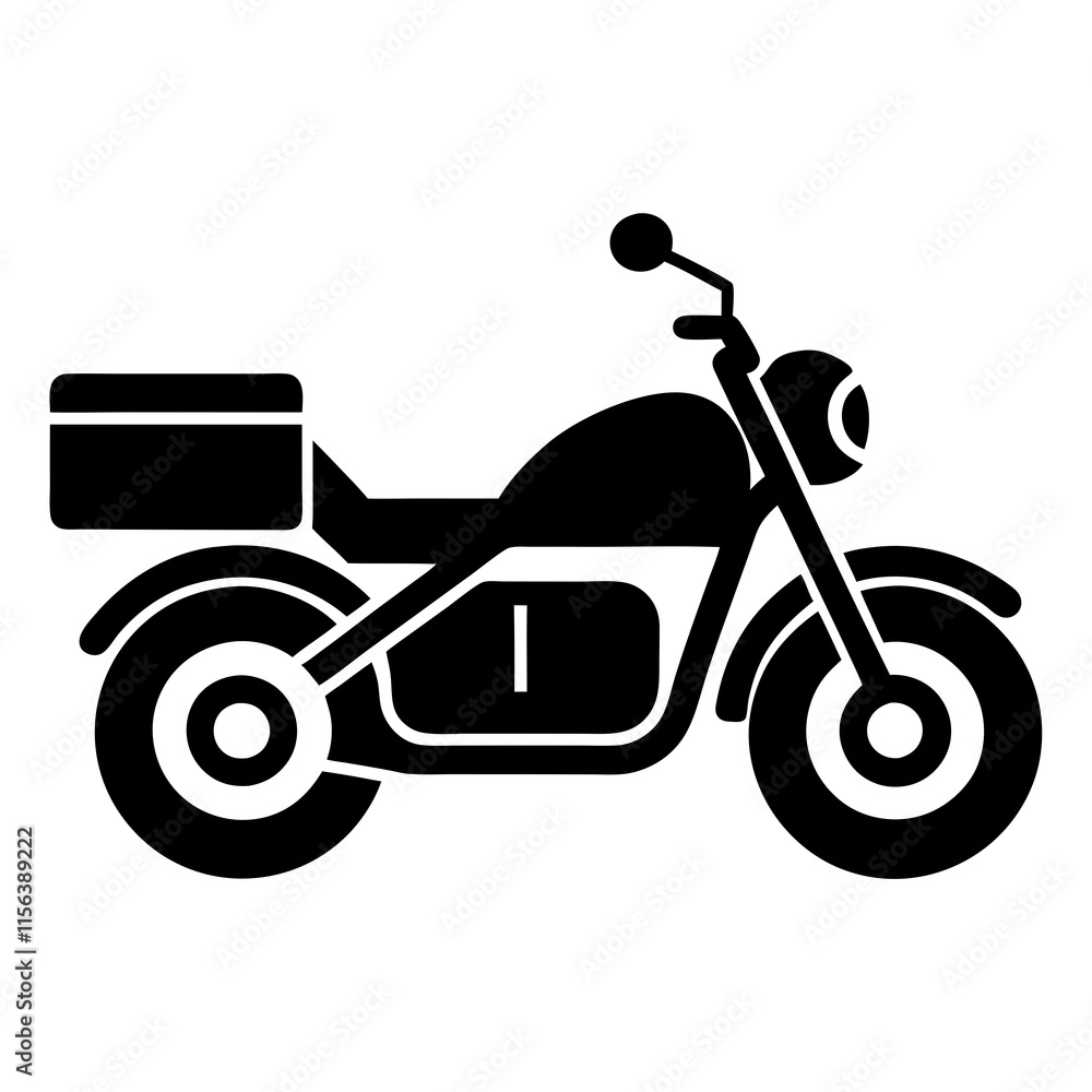 Express delivery motorcycle icon Express delivery motorcycle icon
