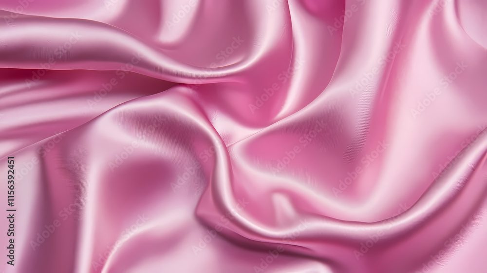Glossy satin sheet - hot pink silk folded background - 3d image of crimson brilliant silken texture backdrop. Silken. Illustration Glossy satin sheet - hot pink silk folded background - 3d image of crimson brilliant silken texture backdrop. Silken. Illustration