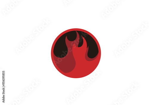 fire ball icon logo