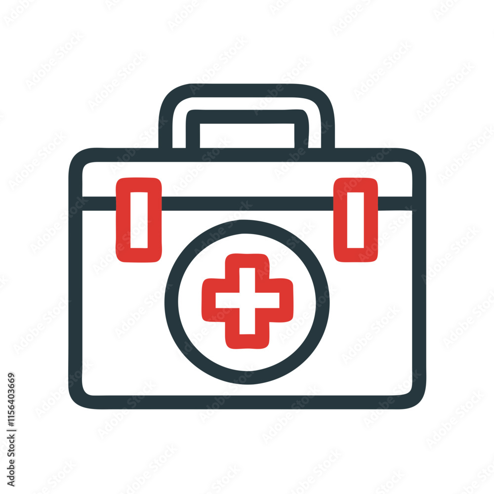 Obraz premium first aid icon design