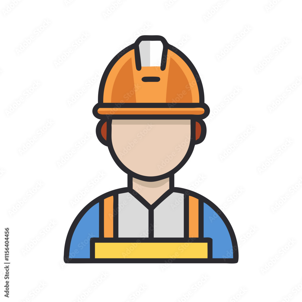 construction worker icon design construction worker icon design
