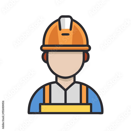 construction worker icon design