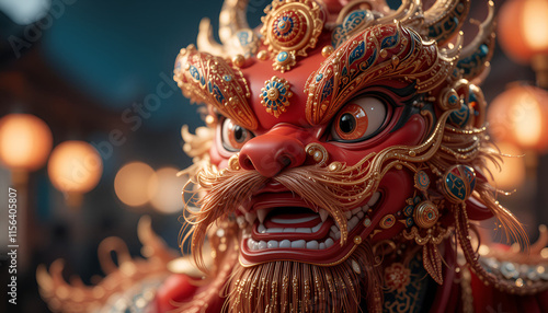 A chinese new year 2025.bokeh background