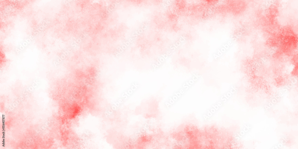 Obraz premium red grunge and marbled cloudy design, brush painted red background used in weeding card, cover, graphics design and web design.