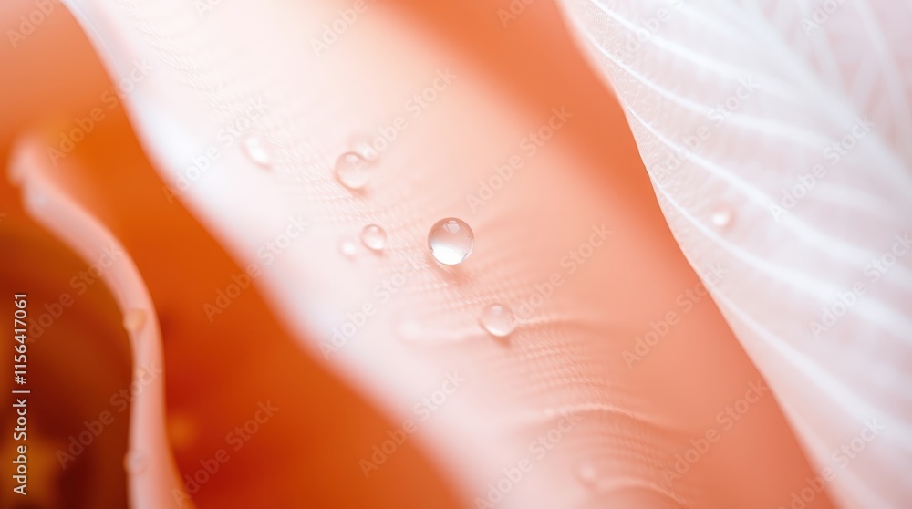 Peach Rose Dew Drops: Macro shot of a peach-colored rose petal with glistening dew drops, showcasing the intricate texture and delicate beauty of nature. Peach Rose Dew Drops: Macro shot of a peach-colored rose petal with glistening dew drops, showcasing the intricate texture and delicate beauty of nature.